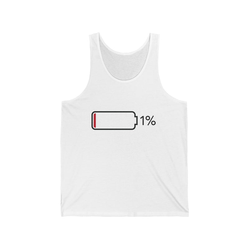 1% Charge Remaining Tank Top