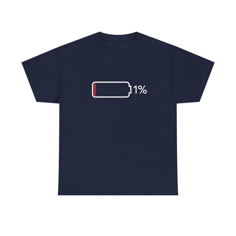 1% Charge Remaining T-Shirt