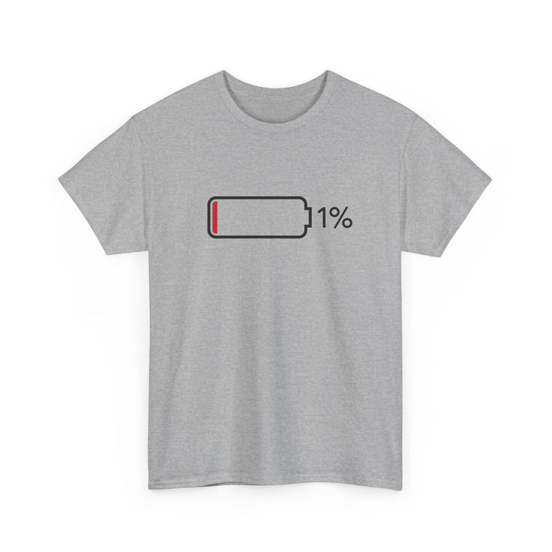 1% Charge Remaining T-Shirt