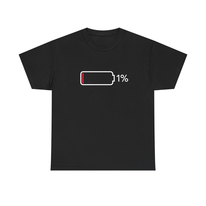 1% Charge Remaining T-Shirt