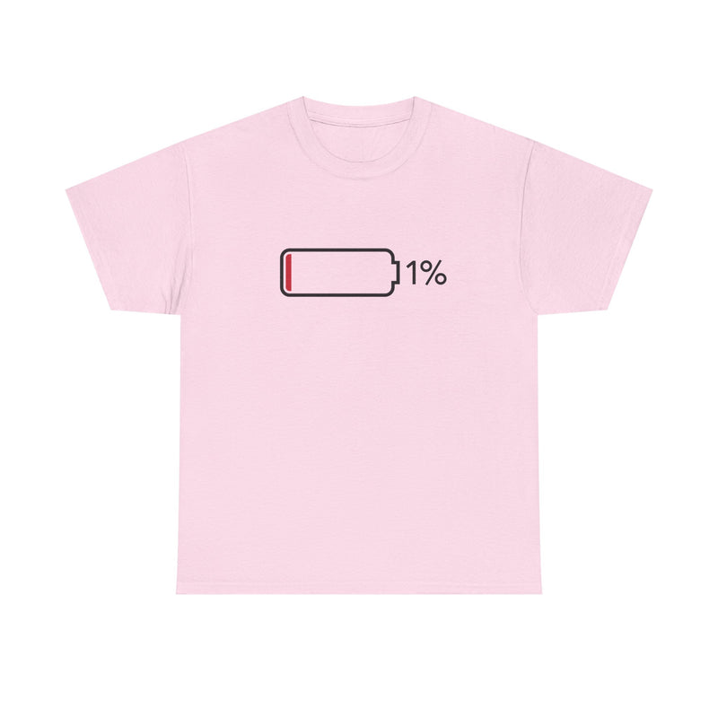 1% Charge Remaining T-Shirt