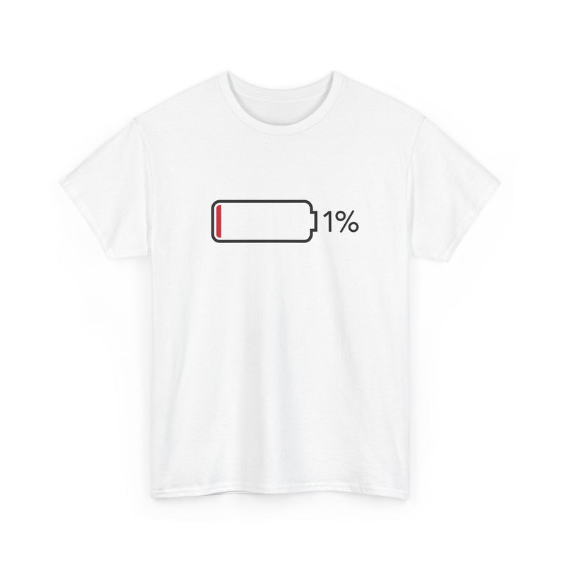 1% Charge Remaining T-Shirt