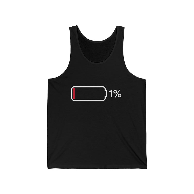 1% Charge Remaining Tank Top