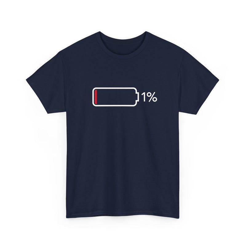 1% Charge Remaining T-Shirt