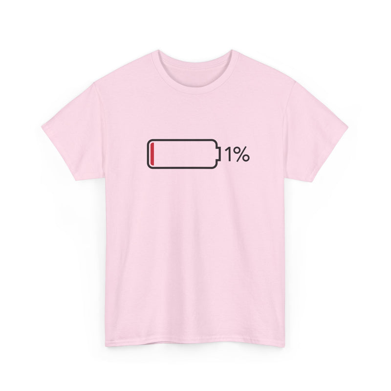 1% Charge Remaining T-Shirt