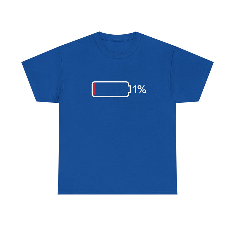 1% Charge Remaining T-Shirt