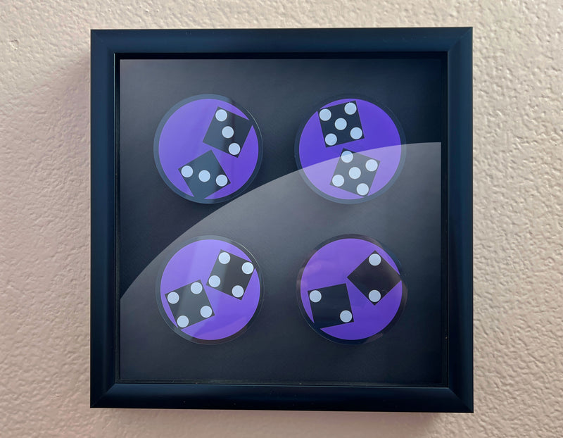 Way of the Dice Hardways Framed