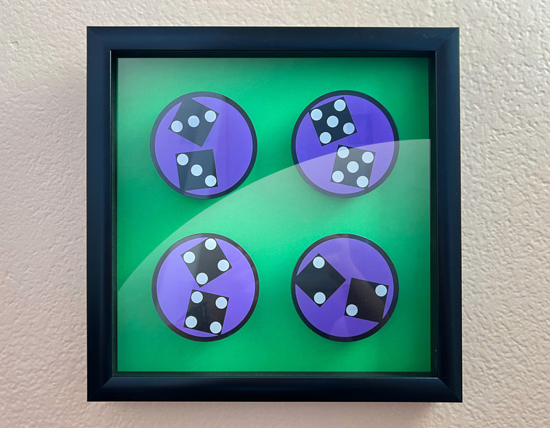 Way of the Dice Hardways Framed